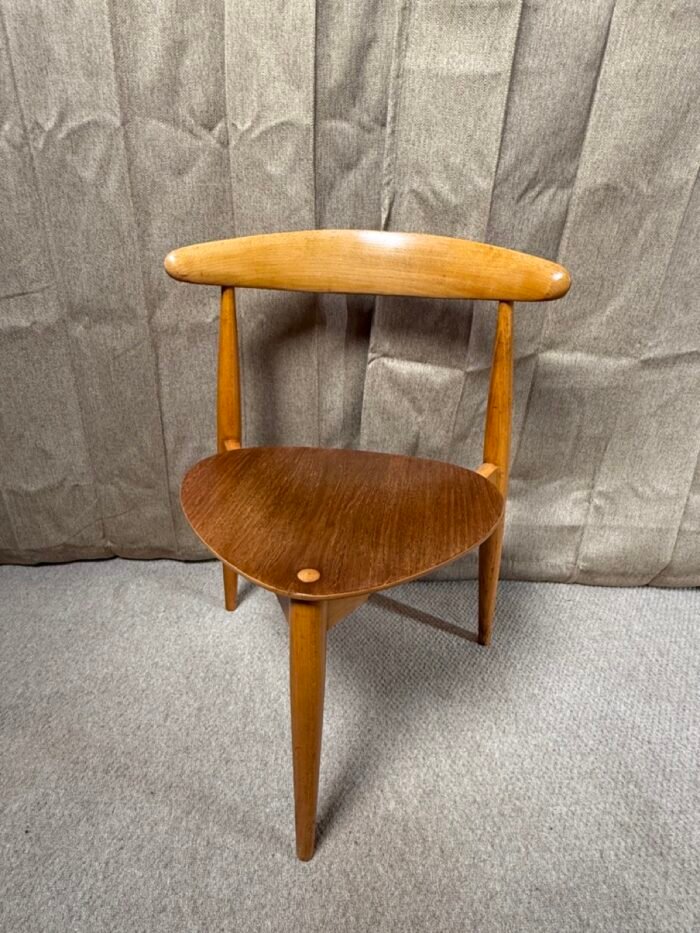 Set of 6 Hans Wegner ‘Heart’ Chairs for Fritz Hansen, Danish Mid-Century Modern. - Image 3