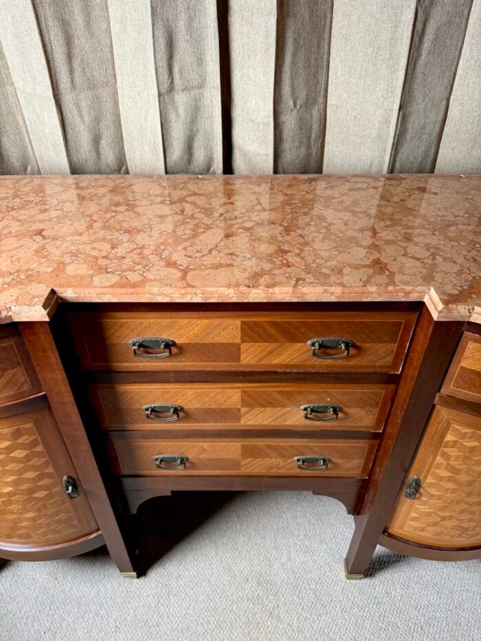 1930's Art Deco Marble Topped Sideboard - Image 3