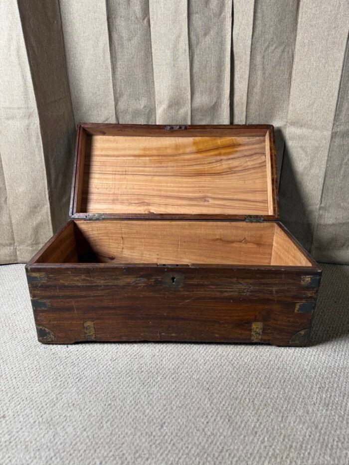 19th Century Victorian Camphorwood Ships Chest - Image 3